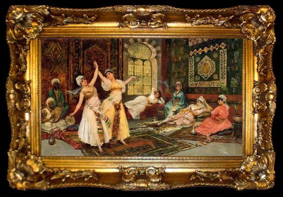 framed  unknow artist Arab or Arabic people and life. Orientalism oil paintings 608, ta009-2
